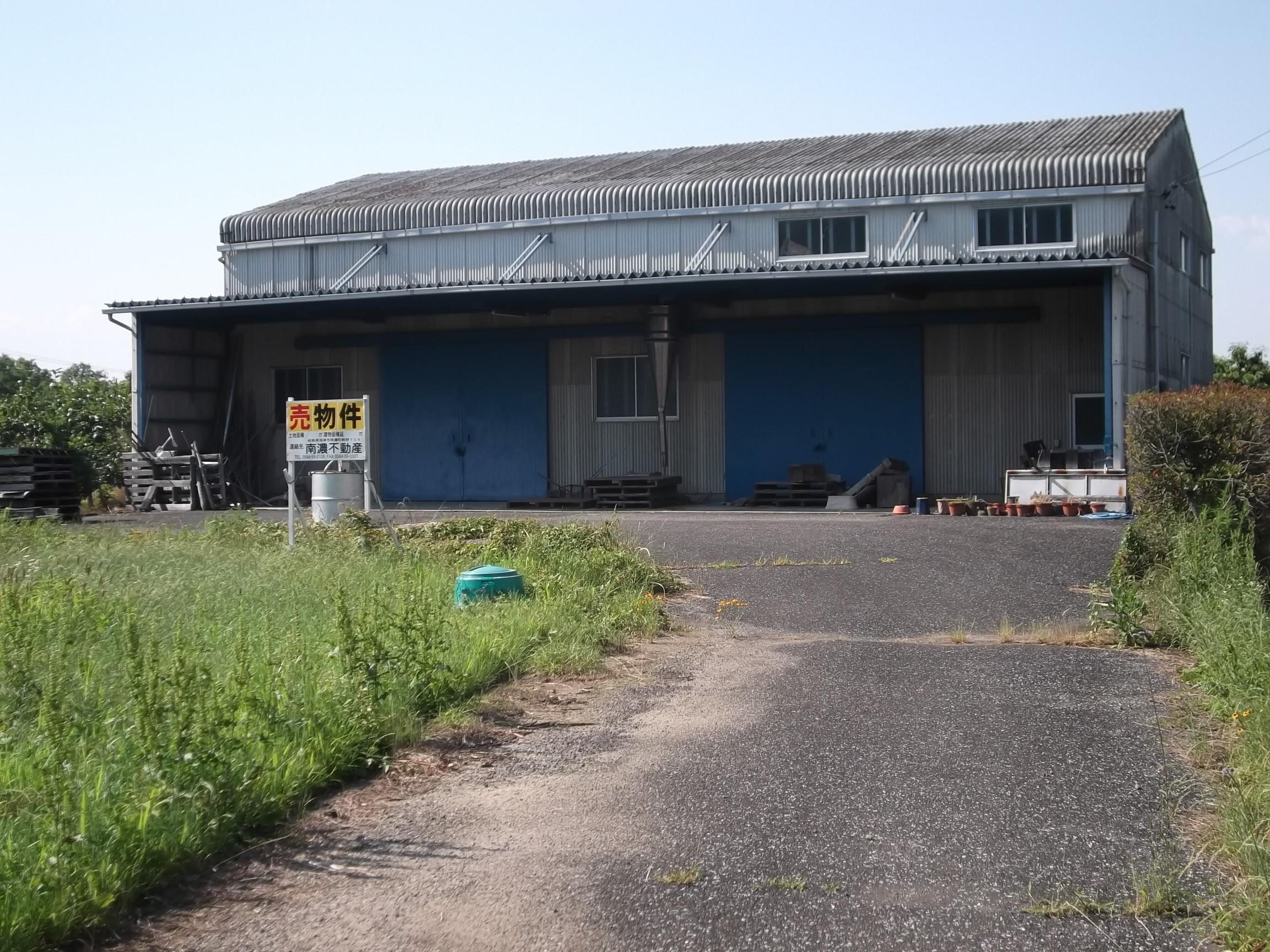 NS-1 – 中古倉庫（海津市南濃町戸田）｜南濃不動産 - 岐阜県海津市・養老郡 その他の近隣の市、町、区域）不動産売買・仲介・代理媒介